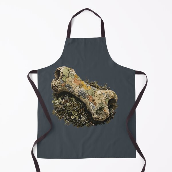 Item preview, Lichen Covered Animal Bone Forest Ecology Nature Illustration designed and sold by SimplePoDesign.