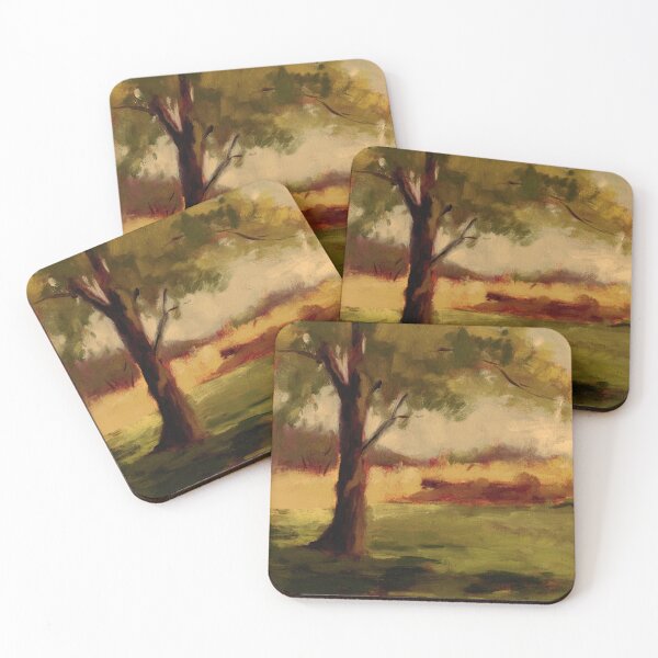 Item preview, Serene Tree in Sunlit Field designed and sold by Steve Haskamp.