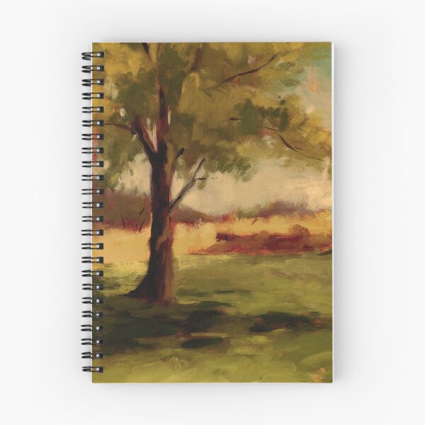 Item preview, Árbol sereno en un campo iluminado por el sol. designed and sold by Steve Haskamp.