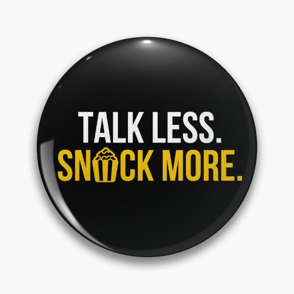 Item preview, Talk Less Snack More Funny Food Lover T-Shirt Introvert Humor Gift Foodie Tee designed and sold by TongTang.