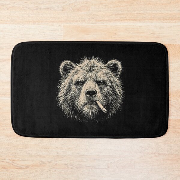 Item preview, Vintage Scruffy Wild Bear Smoking Cigarette designed and sold by gunaone-design.