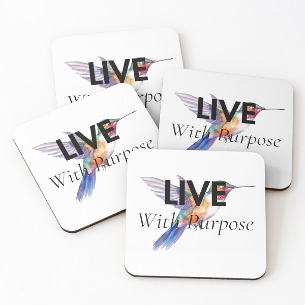 Item preview, Live With Purpose | Motivational Quote Design designed and sold by amarprints.