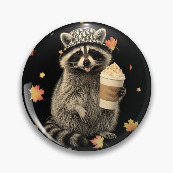 Artikelvorschau, Niedlicher Herbst-Waschbär-Pumpkin-Spice-Latte – Gemütlicher Herbst-PSL entworfen und verkauft von Neurospicy Trolls.