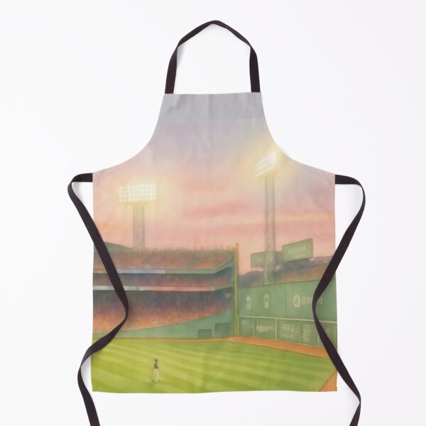 Item preview, Boston Ballpark Sunset Watercolor | Historic Green Wall Stadium Art designed and sold by SunandShade.