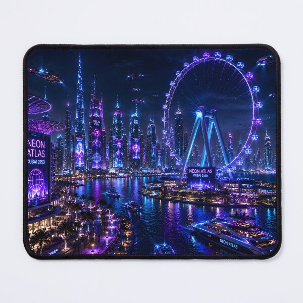 Item preview, Dubai 2150 | Futuristic Burj Khalifa | Cyberpunk Skyline designed and sold by NSAstore.