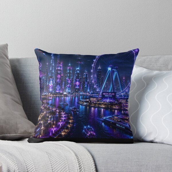 Item preview, Dubai 2150 | Futuristic Burj Khalifa | Cyberpunk Skyline designed and sold by NSAstore.