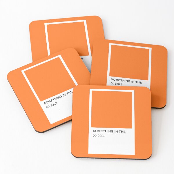Item preview, Something In The Song Orange Colour Swatch - Orange Border designed and sold by The Colourful Game.