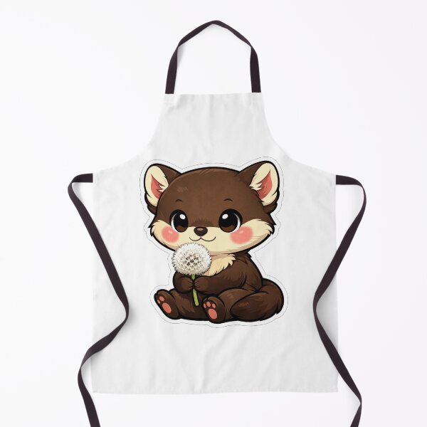Item preview, Cute Baby Marten Holding A Dandelion designed and sold by Owcomm.