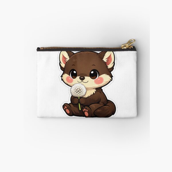 Item preview, Cute Baby Marten Holding A Dandelion designed and sold by Owcomm.