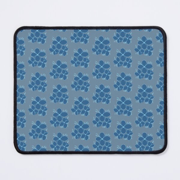 Item preview, Dusty Blue Floral Art | Minimalist Botanical Flower Pattern designed and sold by Jyoti Digital Artist.