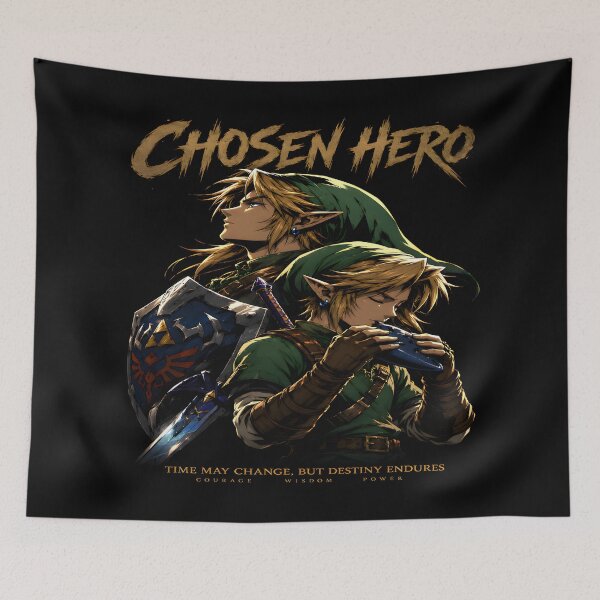 Item preview, Chosen Hero – The Legend-Courage Wisdom Power Aesthetic Design designed and sold by TTdesigns123.