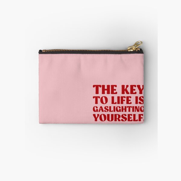 Item preview, The Key To Life Is Gaslighting Yourself - PINK/RED designed and sold by butterbeansktch.