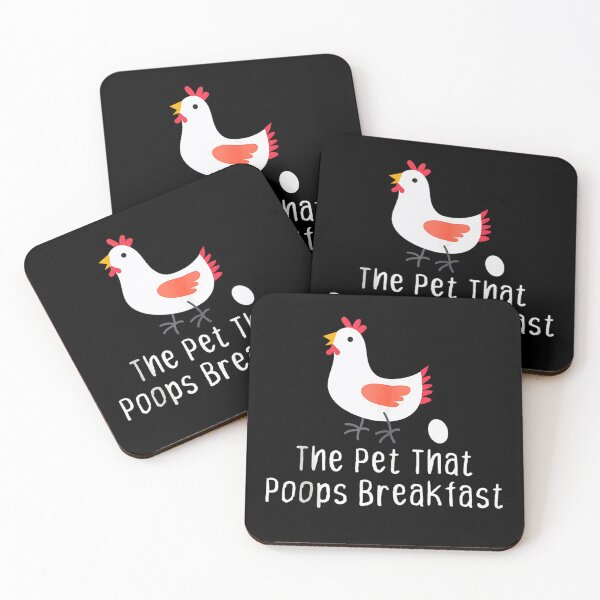 Item preview, Chickens The Pet That Poops Breakfast Funny designed and sold by Rahamkshop.