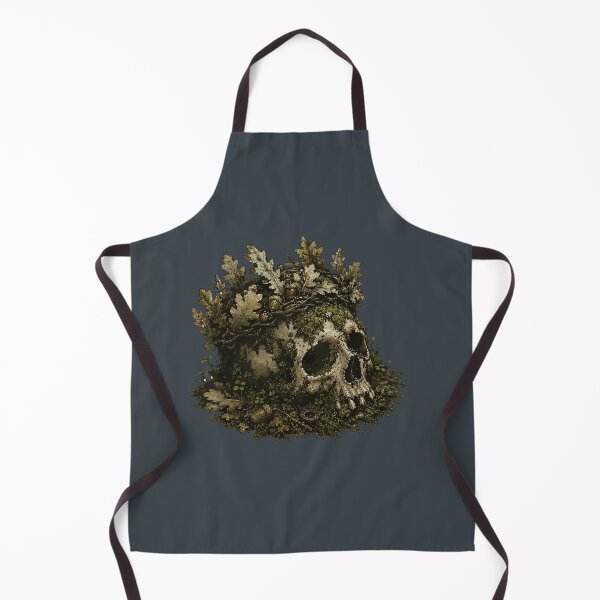 Item preview, Oak Leaf Crown Animal Skull Woodland Nature Illustration designed and sold by SimplePoDesign.