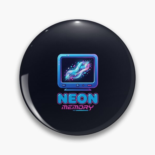 Item preview, Neon Memory Retro CRT Monitor designed and sold by Zazz Lee.