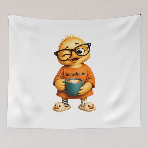 Item preview, Homebody duck designed and sold by SHARAMDARA.