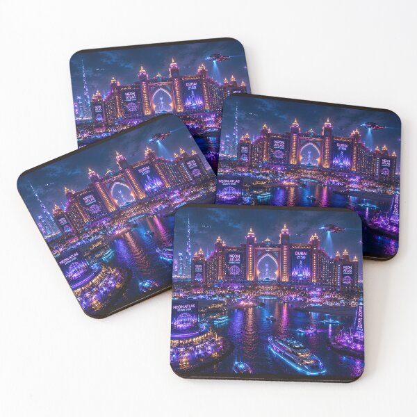 Item preview,  Dubai 2150 | Futuristic Burj Khalifa | Cyberpunk Skyline designed and sold by NSAstore.