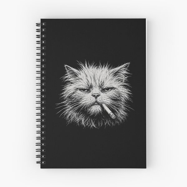 Item preview, Scruffy Cat Smoking Cigarette designed and sold by gunaone-design.