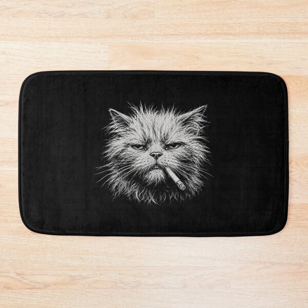 Item preview, Scruffy Cat Smoking Cigarette designed and sold by gunaone-design.