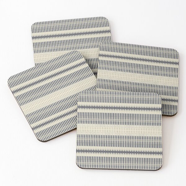 Item preview, Charcoal Grey Stripedot Aztec Pattern designed and sold by FawnFeatherCo.