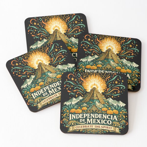 Item preview, Independencia de México Celebrate the Spirit Chichen Itza Independence Day Art designed and sold by irfanshikh.