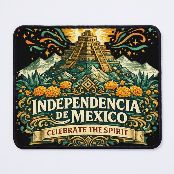 Item preview, Independencia de México Celebrate the Spirit Chichen Itza Independence Day Art designed and sold by irfanshikh.