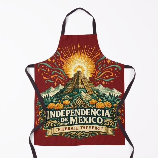 Item preview, Independencia de México Celebrate the Spirit Chichen Itza Independence Day Art designed and sold by irfanshikh.