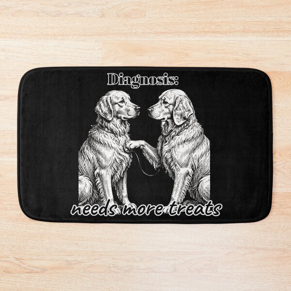 Item preview, Diagnosis Needs More Treats - Funny Golden Retriever Dog Doctor Dogtor designed and sold by Neurospicy Trolls.