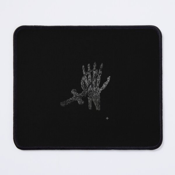 Item preview, Silver Skeleton Hand Holding Cross - Hand Drawn Textured Grunge Artwork designed and sold by Xriti06.