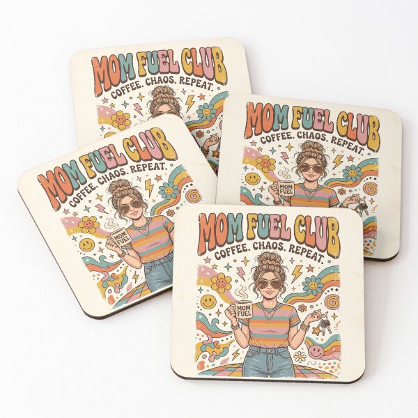 Item preview, Mom Fuel Club – Funny Retro Mother’s Day Coffee Mom Design designed and sold by DmaarGroup.