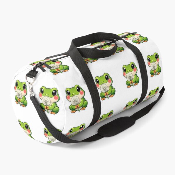 Item preview, Cute Little Green Frog Holding Dandelion designed and sold by Owcomm.