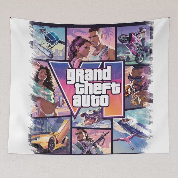 Item preview, GTA 6 cover designed and sold by EBANON.