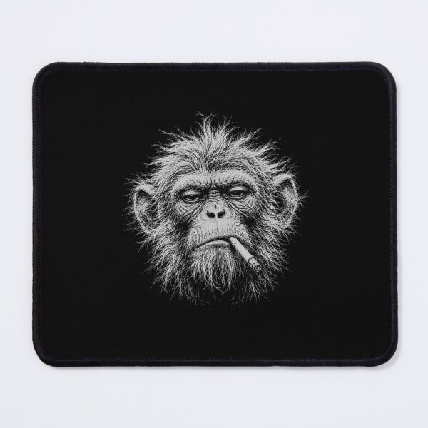 Item preview, Scruffy Monkey Smoking Cigarette designed and sold by gunaone-design.