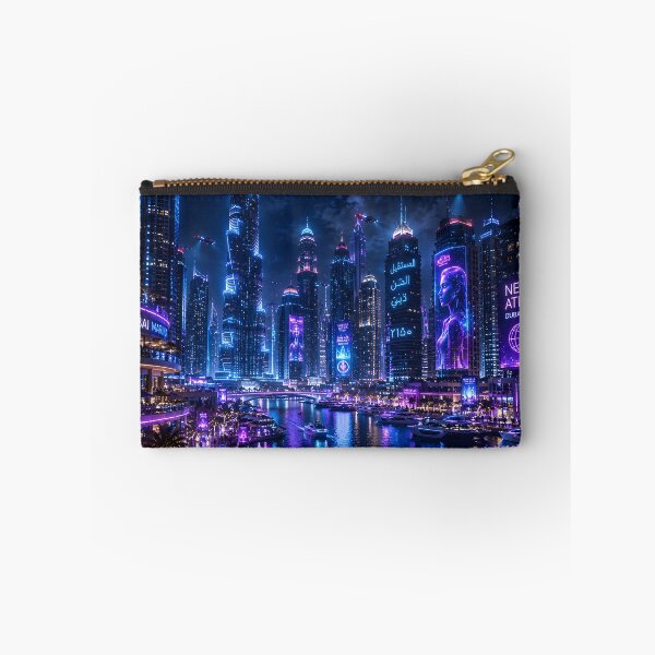 Item preview, Dubai 2150 | Futuristic Burj Khalifa | Cyberpunk Skyline designed and sold by NSAstore.