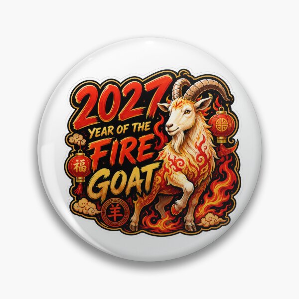 Item preview, 2027 Year of the Fire Goat designed and sold by LewpyG.