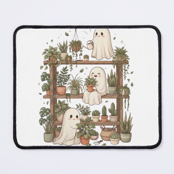 Item preview, Cute Ghost Plant Shelf Shirt | Halloween Plant Lover Tee | Spooky Houseplants & Succulents | Cottagecore Ghost Garden Gift designed and sold by MS Pod Studio.