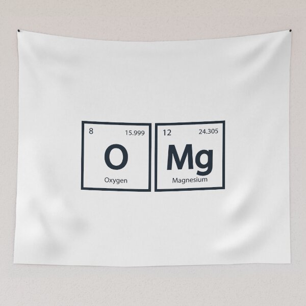 Item preview, O Mg Oxygen Magnesium Funny Chemistry Periodic Table designed and sold by Krasnovaovaova.