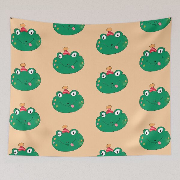 Item preview, Birthday Party Freddy Frog Head (Red) designed and sold by yellowflowerhut.