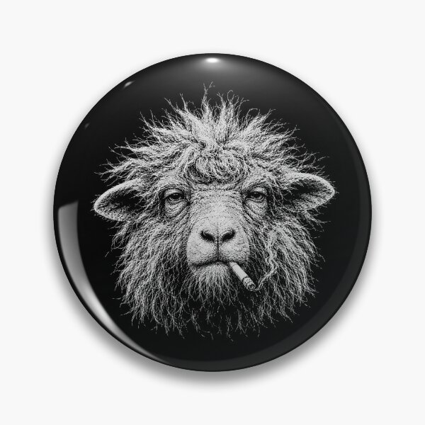 Item preview, Scruffy Sheep Smoking Cigarette designed and sold by gunaone-design.