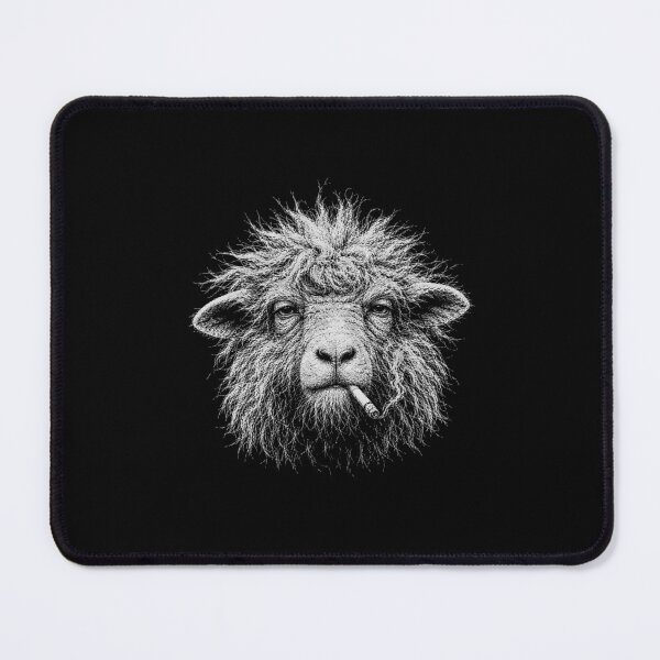 Item preview, Scruffy Sheep Smoking Cigarette designed and sold by gunaone-design.