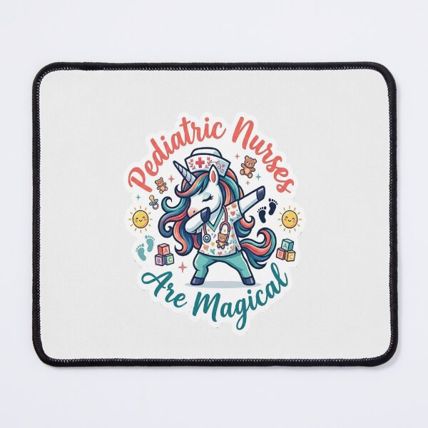 Item preview, Pediatric Nurses Are Magical - Cute Dabbing Unicorn Peds Nurse Sticker designed and sold by Salwastore.