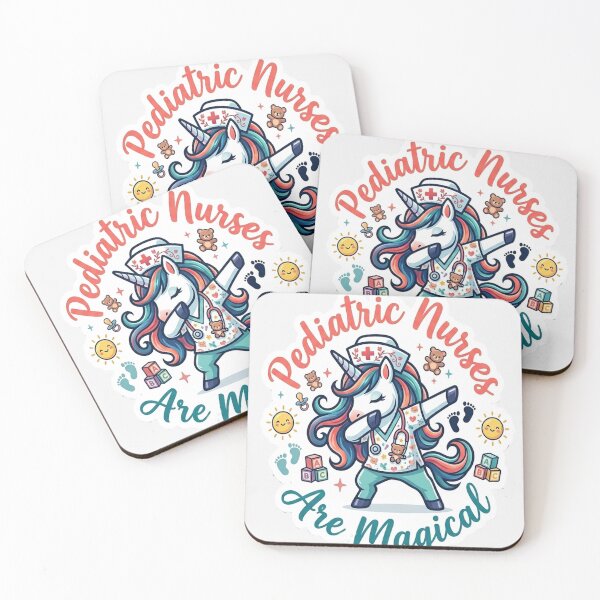 Item preview, Pediatric Nurses Are Magical - Cute Dabbing Unicorn Peds Nurse Sticker designed and sold by Salwastore.