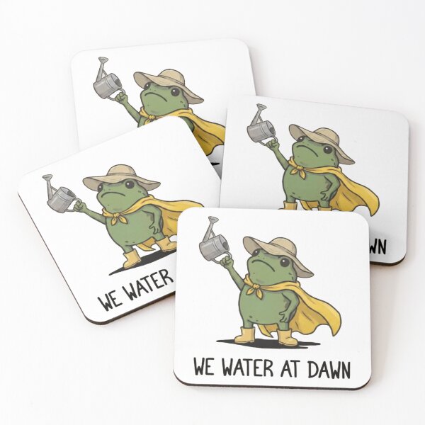 Item preview, We Water At Dawn - Funny Frog designed and sold by Gbriel3.