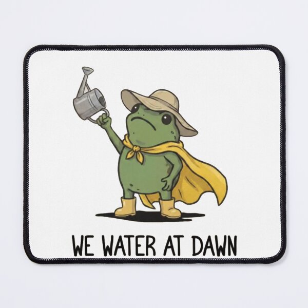 Item preview, We Water At Dawn - Funny Frog designed and sold by Gbriel3.