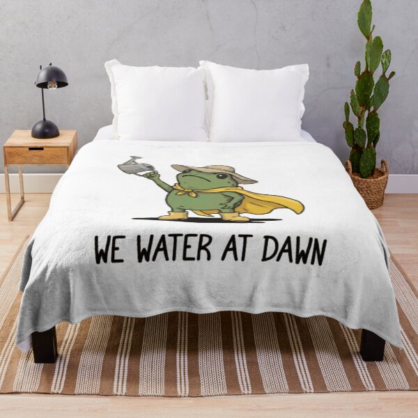 Item preview, We Water At Dawn - Funny Frog designed and sold by Gbriel3.