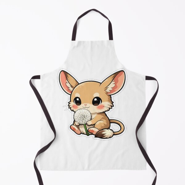 Item preview, Cute Jerboa Holding A White Dandelion Flower designed and sold by Owcomm.