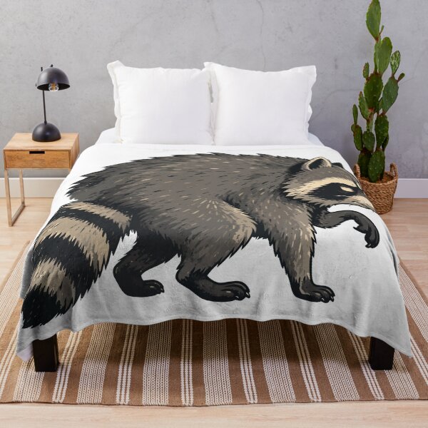 Item preview, Jimothy Raccoon Vintage Woodland Wildlife Art designed and sold by Horizon-Design.