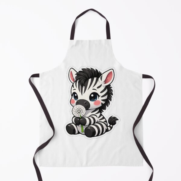 Item preview, Cute Baby Zebra Holding A Dandelion designed and sold by Owcomm.