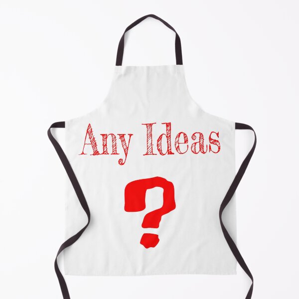 Item preview, Any Ideas? Funny Question Mark Typography Design designed and sold by Buli89.
