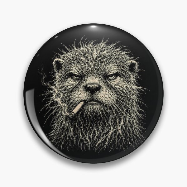 Item preview, Scruffy Otter Smoking Cigarette designed and sold by gunaone-design.